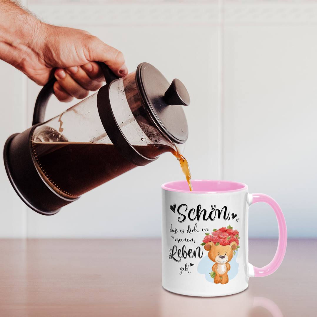 Tasse - Schön, dass es Dich in meinem Leben gibt!