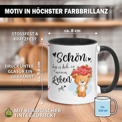 Tasse - Schön, dass es Dich in meinem Leben gibt!