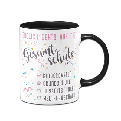 Bild: Tasse Schulwechsel - Endlich gehts auf die Gesamtschule Geschenkidee