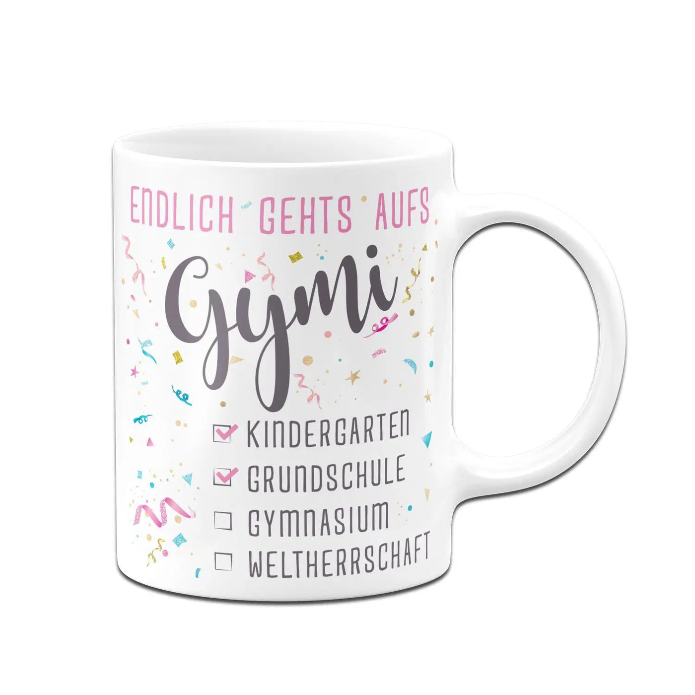 Bild: Tasse Schulwechsel - Endlich gehts aufs Gymi Geschenkidee