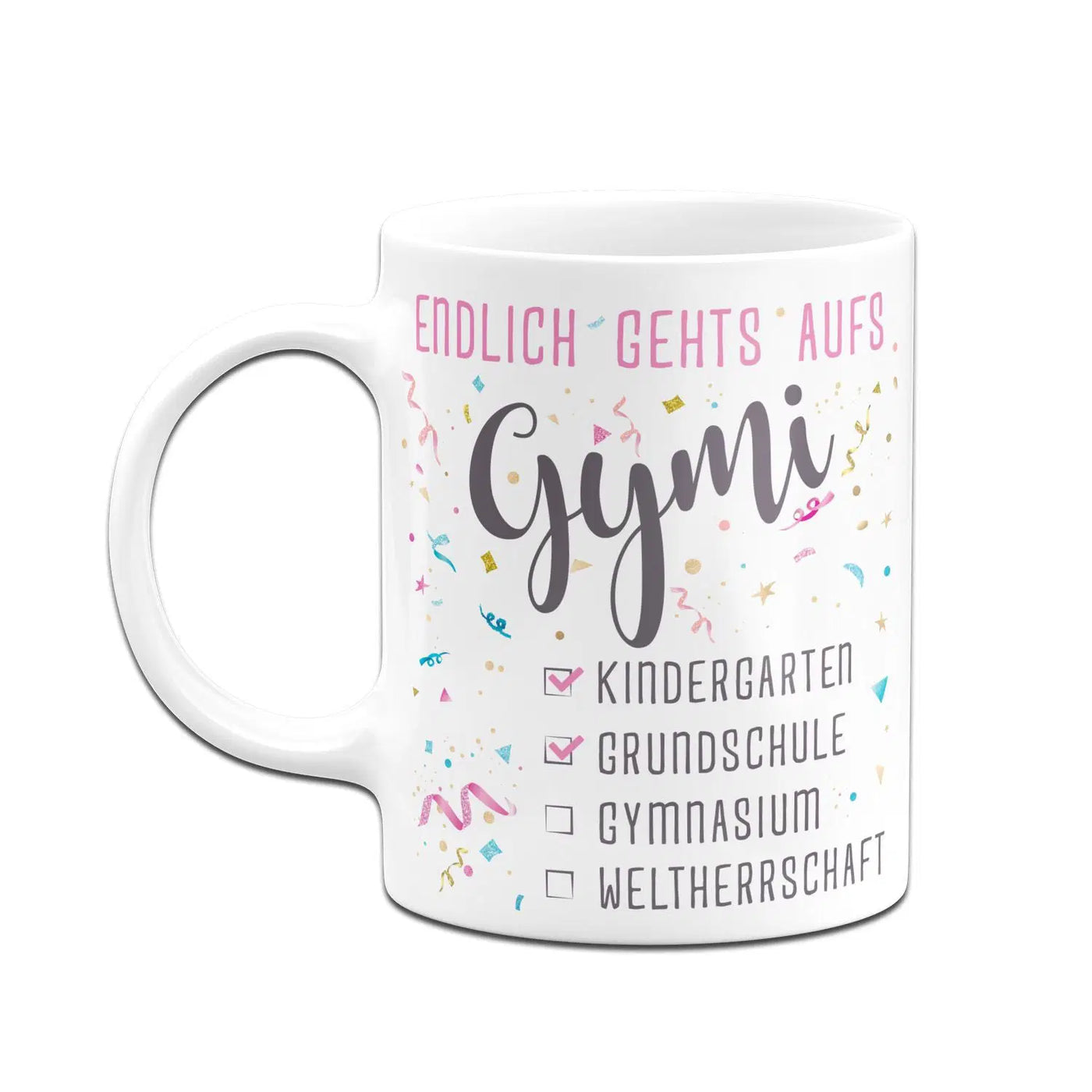 Bild: Tasse Schulwechsel - Endlich gehts aufs Gymi Geschenkidee