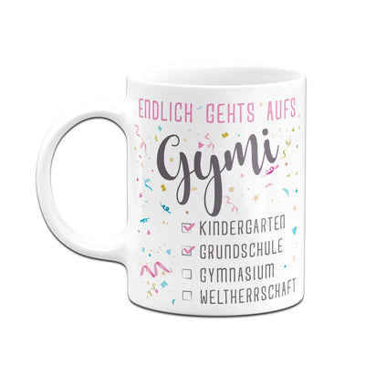 Bild: Tasse Schulwechsel - Endlich gehts aufs Gymi Geschenkidee