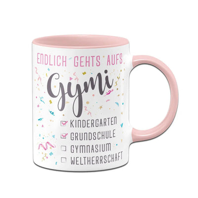 Bild: Tasse Schulwechsel - Endlich gehts aufs Gymi Geschenkidee