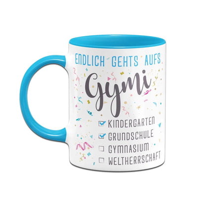 Bild: Tasse Schulwechsel - Endlich gehts aufs Gymi Geschenkidee
