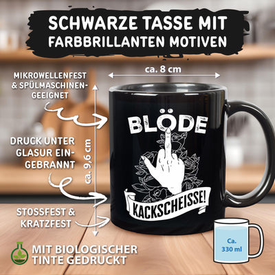 Tasse - Blöde Kackscheisse - Pöbel-Pott Edt.