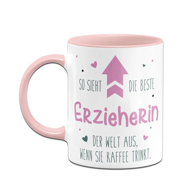Bild: Tasse - So sieht die beste Erzieherin der Welt aus, wenn sie Kaffee trinkt. Geschenkidee