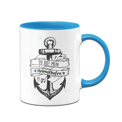 Bild: Tasse - Du bist mein Heimathafen Geschenkidee