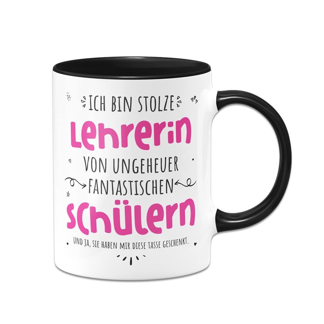 Tasse - Stolze Lehrerin von ungeheuer fantastischen Schülern