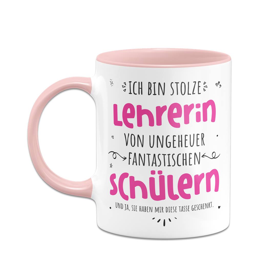 Tasse - Stolze Lehrerin von ungeheuer fantastischen Schülern