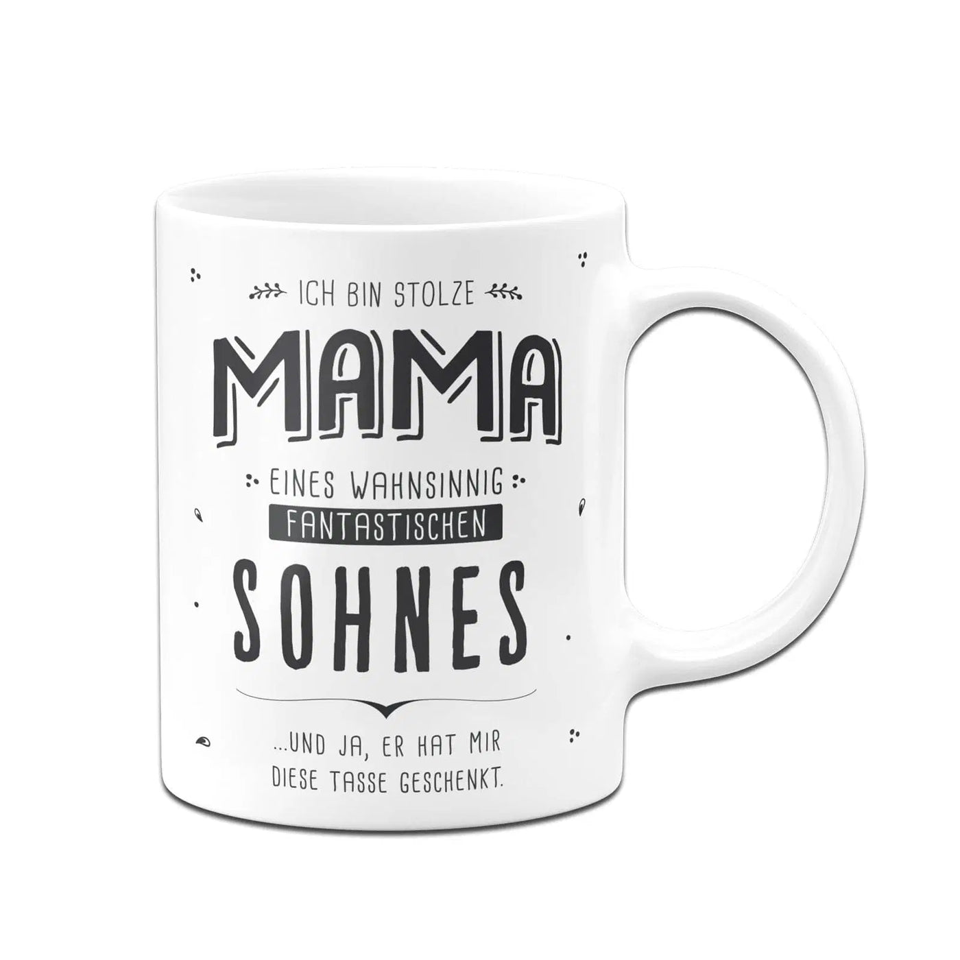 Bild: Tasse - Stolze Mama eines fantastischen Sohnes - V2 Geschenkidee