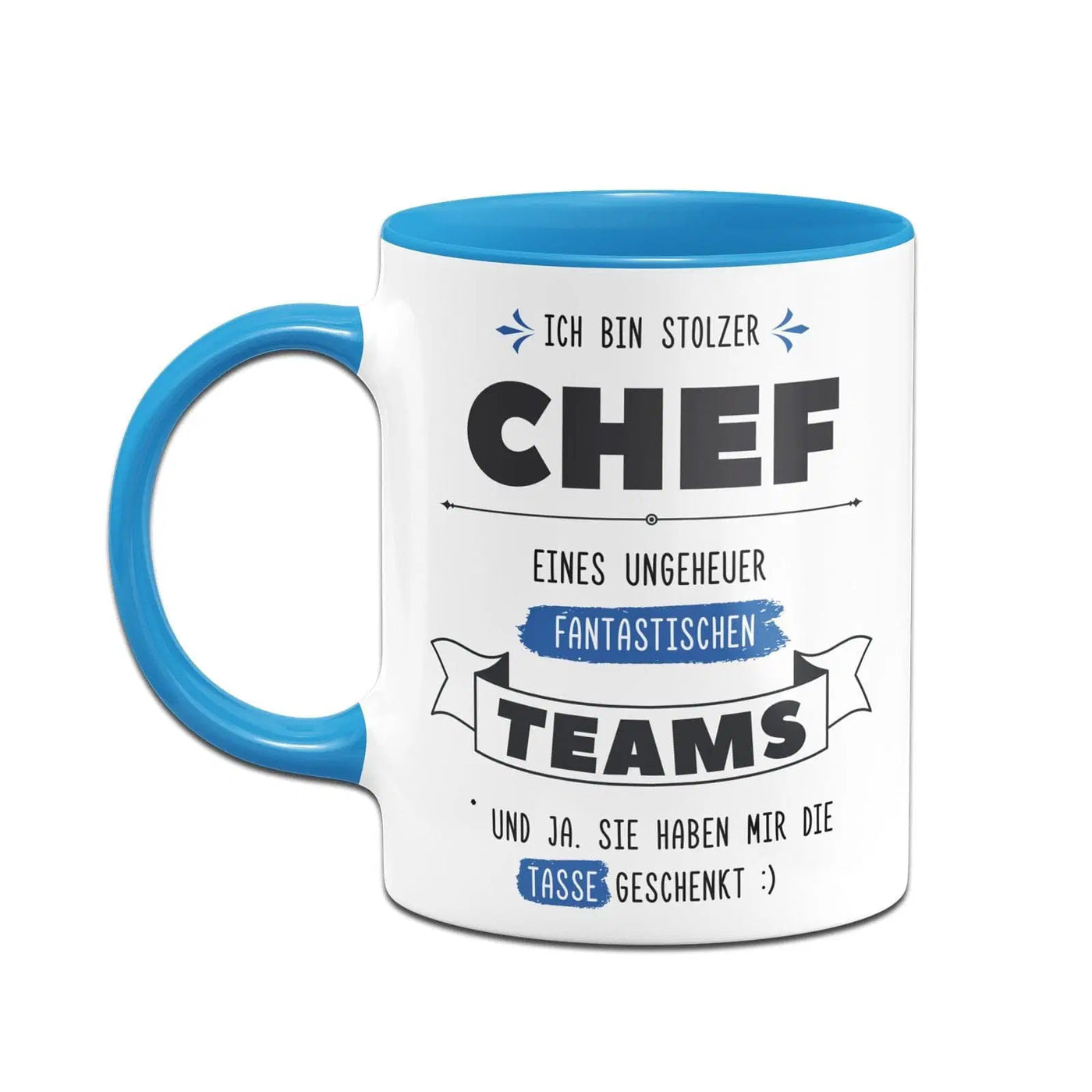 Bild: Tasse - Stolzer Chef eines fantastischen Teams - V2 Geschenkidee