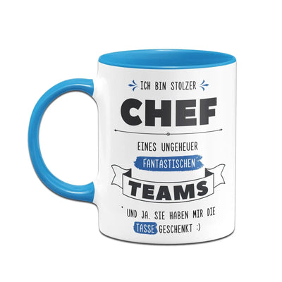 Bild: Tasse - Stolzer Chef eines fantastischen Teams - V2 Geschenkidee