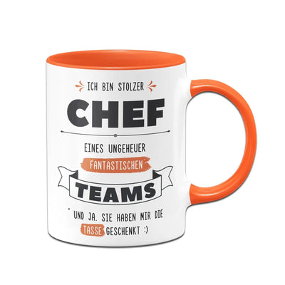 Bild: Tasse - Stolzer Chef eines fantastischen Teams - V2 Geschenkidee