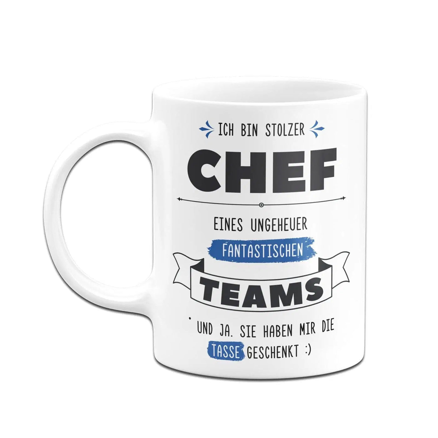 Bild: Tasse - Stolzer Chef eines fantastischen Teams - V2 Geschenkidee