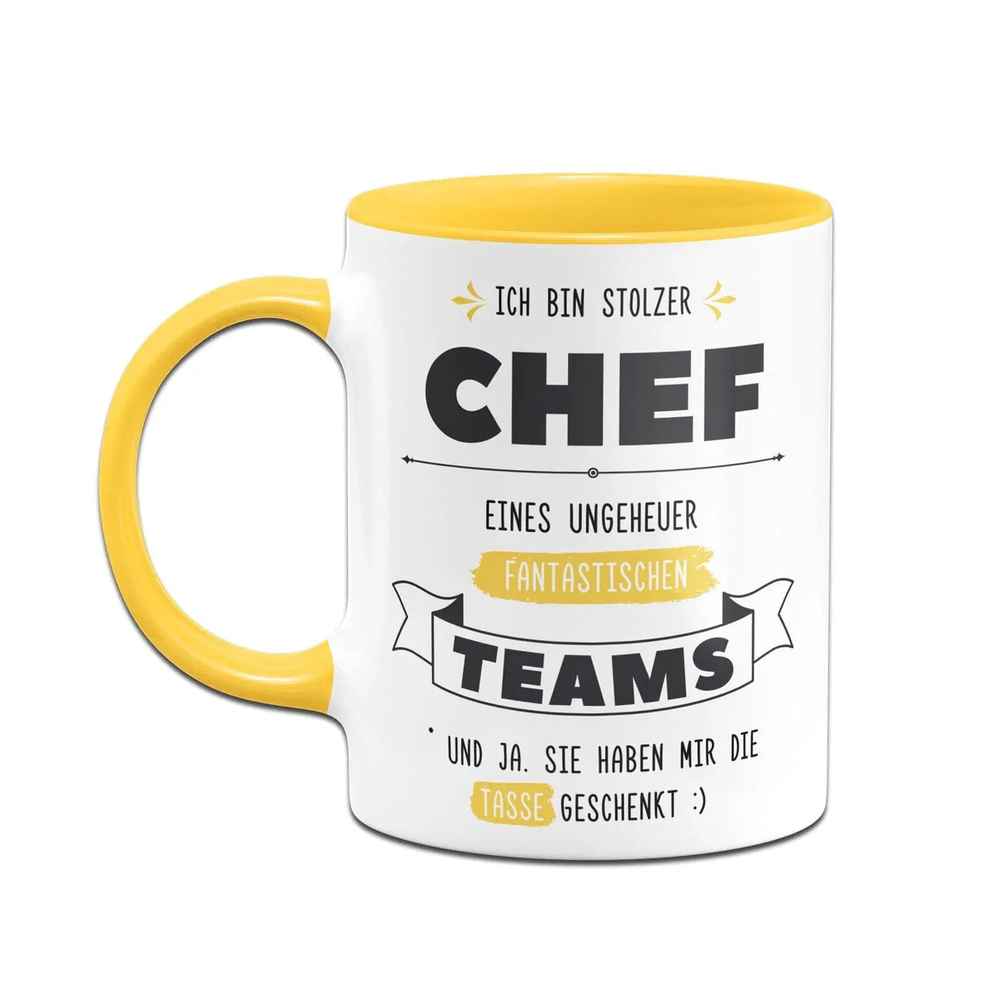 Bild: Tasse - Stolzer Chef eines fantastischen Teams - V2 Geschenkidee