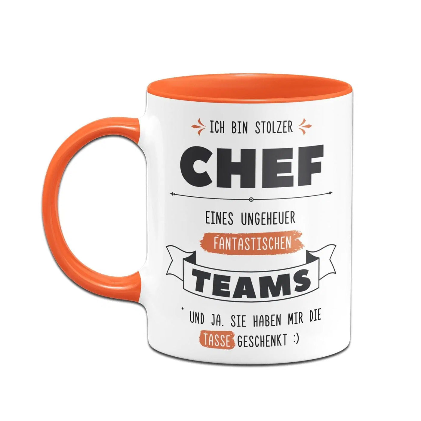 Bild: Tasse - Stolzer Chef eines fantastischen Teams - V2 Geschenkidee