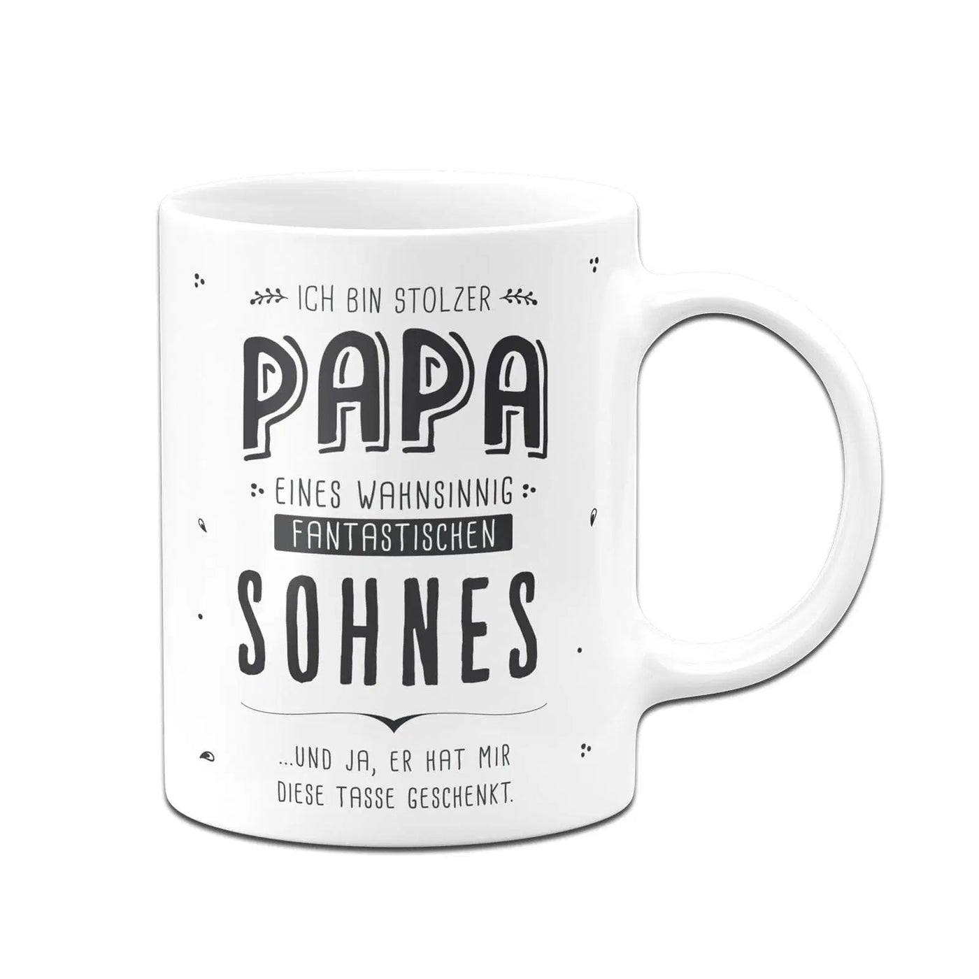 Bild: Tasse - Stolzer Papa eines fantastischen Sohnes - V2 Geschenkidee