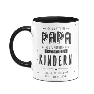 Bild: Tasse - Stolzer Papa von fantastischen Kindern Geschenkidee