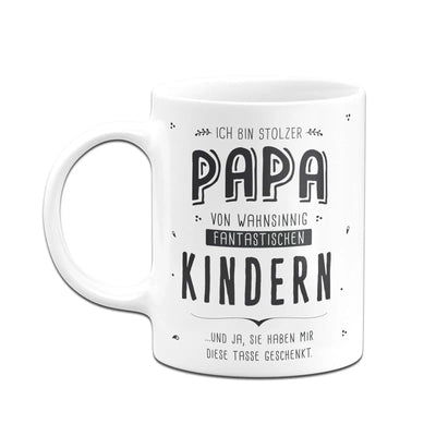 Bild: Tasse - Stolzer Papa von fantastischen Kindern Geschenkidee
