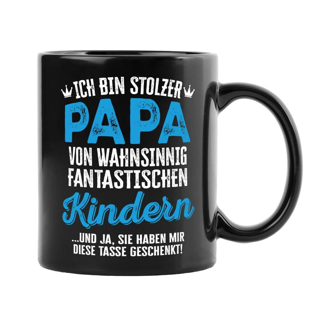 Kaffeetasse "STOLZER PAPA, STOLZE MAMA" Von Creativgravur® – Witziger Spruch, 320 Ml, Spülmaschinenfest