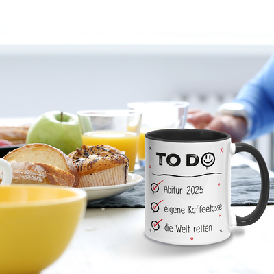 Tasse - To Do Liste - Abitur 2025