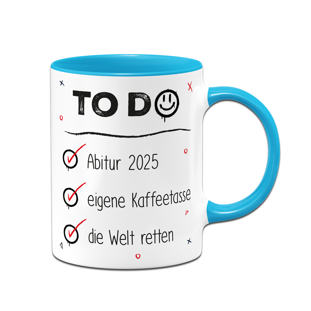 Tasse - To Do Liste - Abitur 2025