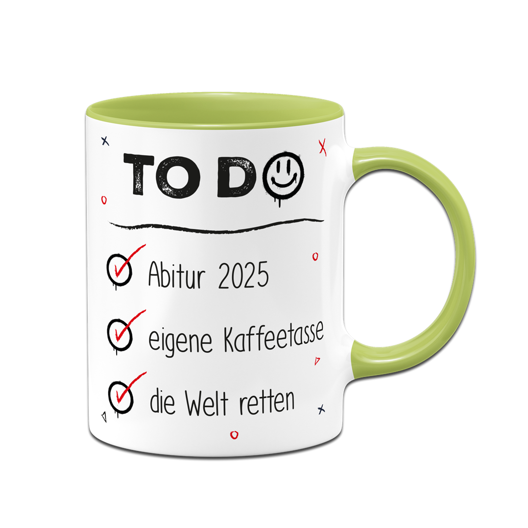 Tasse - To Do Liste - Abitur 2025