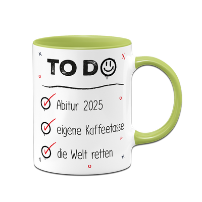 Tasse - To Do Liste - Abitur 2025