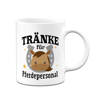 Tasse - Tränke für Pferdepersonal