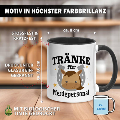 Tasse - Tränke für Pferdepersonal