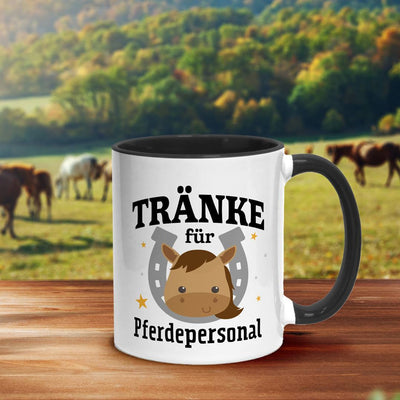 Tasse - Tränke für Pferdepersonal