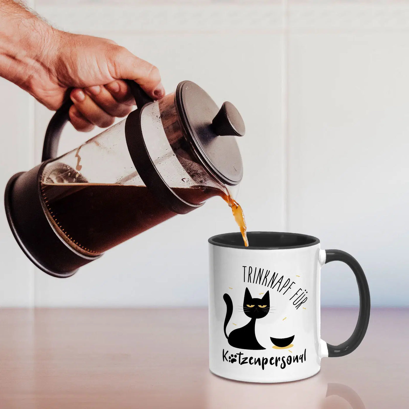 Tasse - Trinknapf für Katzenpersonal