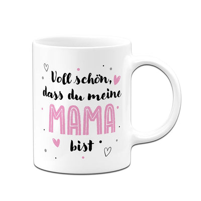 Tasse - Voll schön, dass Du meine Mama bist