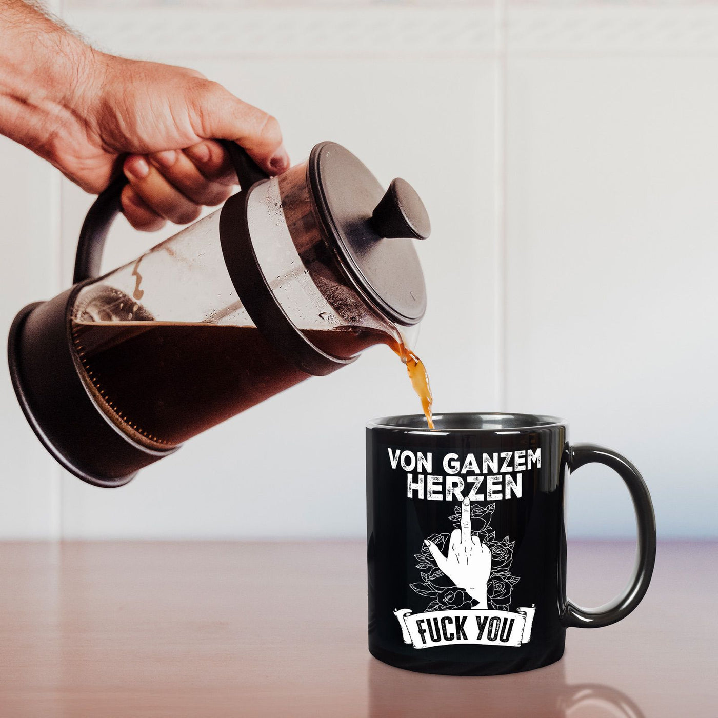 Tasse - Von ganzem Herzen Fuck You - Pöbel-Pott Edt.