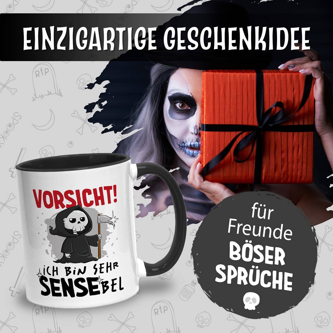 Sensebald Tasse - Vorsicht! Ich bin SENSEbel