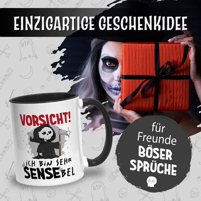 Sensebald Tasse - Vorsicht! Ich bin SENSEbel