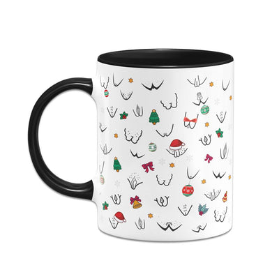 Tasse - Weihnachten - Vulva - Yoni (Rundumdruck)