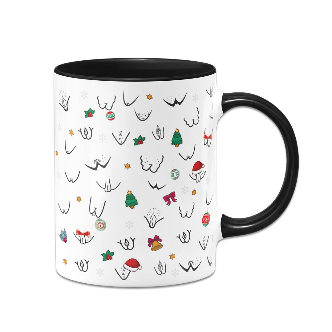Tasse - Weihnachten - Vulva - Yoni (Rundumdruck)
