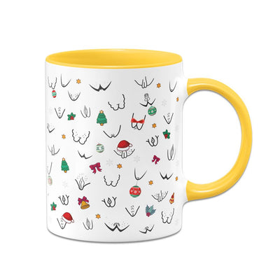Tasse - Weihnachten - Vulva - Yoni (Rundumdruck)