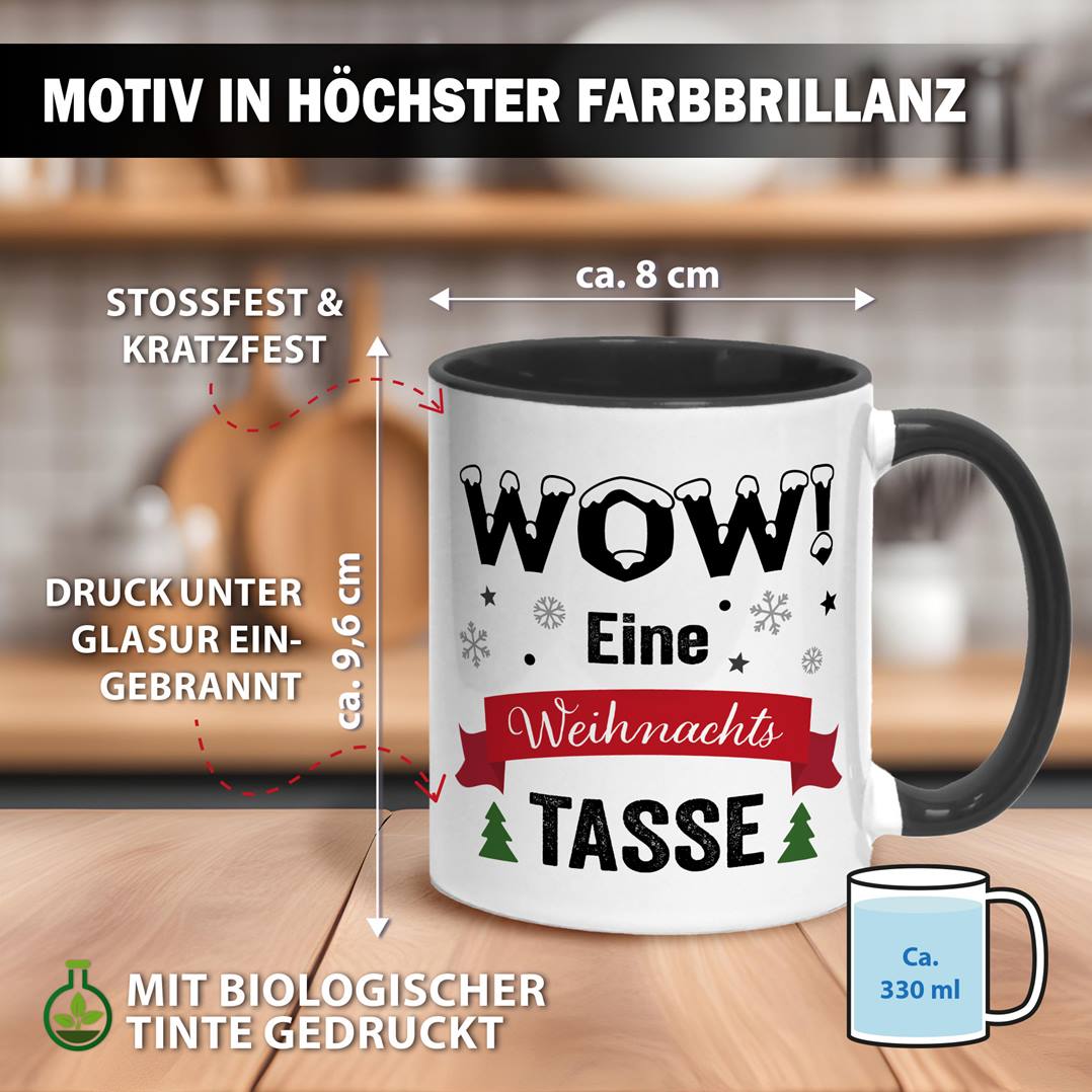 Tasse - Wow! Eine Weihnachtstasse