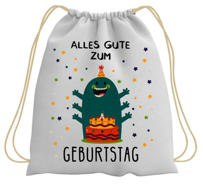 Bild: Turnbeutel - Alles Gute zum Geburtstag (Monster) Geschenkidee