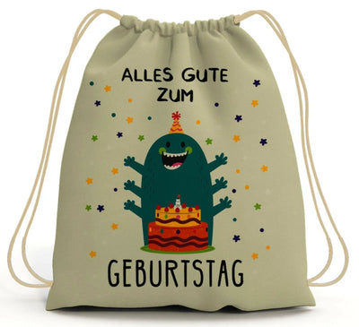Bild: Turnbeutel - Alles Gute zum Geburtstag (Monster) Geschenkidee