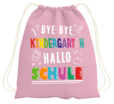 Turnbeutel - Bye bye Kindergarten, Hallo Schule