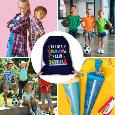 Turnbeutel - Bye bye Kindergarten, Hallo Schule