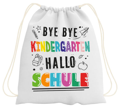 Turnbeutel - Bye bye Kindergarten, Hallo Schule