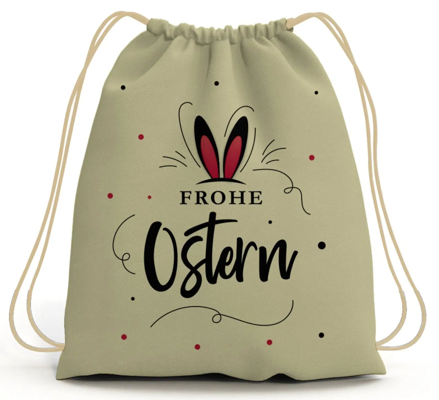 Bild: Turnbeutel - Frohe Ostern (Hasenohren) Geschenkidee