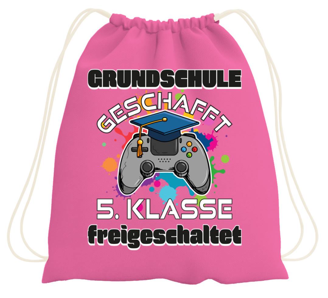Turnbeutel - Grundschule geschafft! 5. Klasse freigeschaltet (Controller)