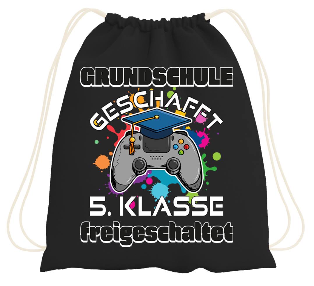 Turnbeutel - Grundschule geschafft! 5. Klasse freigeschaltet (Controller)