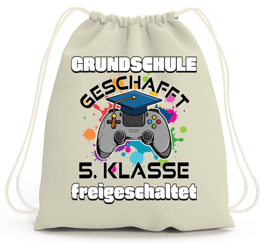 Turnbeutel - Grundschule geschafft! 5. Klasse freigeschaltet (Controller)