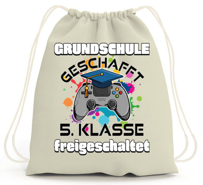 Turnbeutel - Grundschule geschafft! 5. Klasse freigeschaltet (Controller)